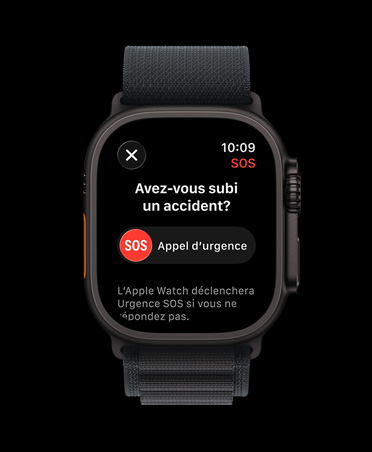 Notification d’appel d’urgence en raison d’un accident détecté