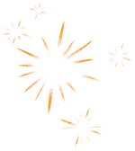 D’autres étincelles jaunes et blanches lumineuses jaillissent.