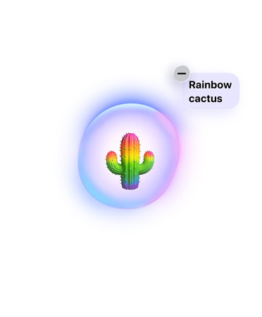 A Genmoji created with Apple Intelligence