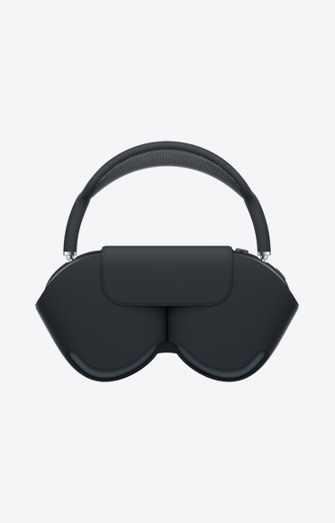 Voorkant van AirPods Max 2 koptelefoon in de Smart Case, kleur middernacht