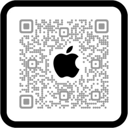 Balayez le code QR pour magasiner dans l’app Apple Store.
