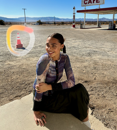 De feature Ruim Op wordt gebruikt om een pylon van een foto te verwijderen