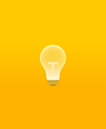 Symbool van Tips-app