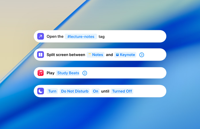 Vier voorbeelden van opdrachten