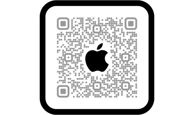 امسح رمز QR للتسوق في تطبيق Apple Store.‏